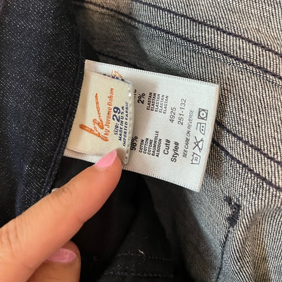 Hutton #251 Stretch High Rise Wide Leg Jean - Picture 3 of 7